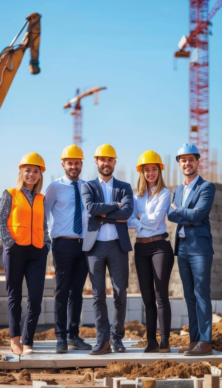 business managers in the construction sector